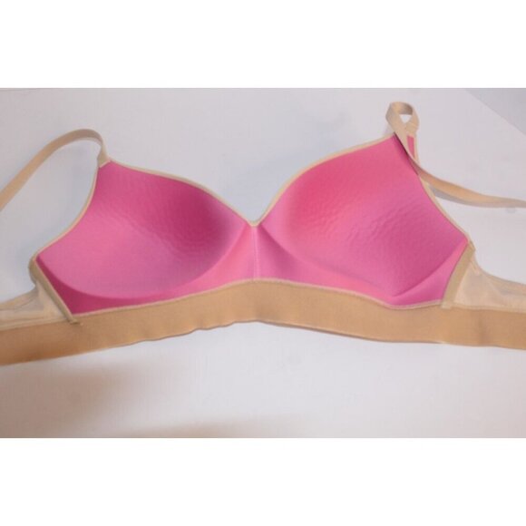 PINK Victoria's Secret 36C Beige Pink Solid Wear Everywhere Wireless Lightly Bra - Picture 5 of 8